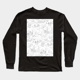 Monster forest white Long Sleeve T-Shirt